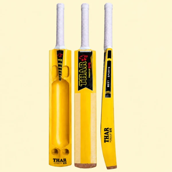 THAR Kashmir Willow Tennis Cricket Bat pack f 20 Piece