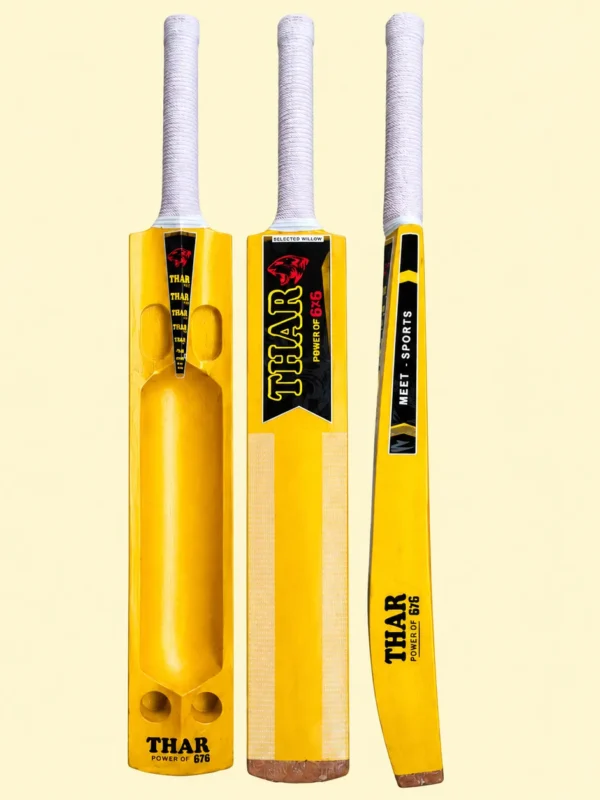 THAR Kashmir Willow Tennis Cricket Bat pack f 20 Piece