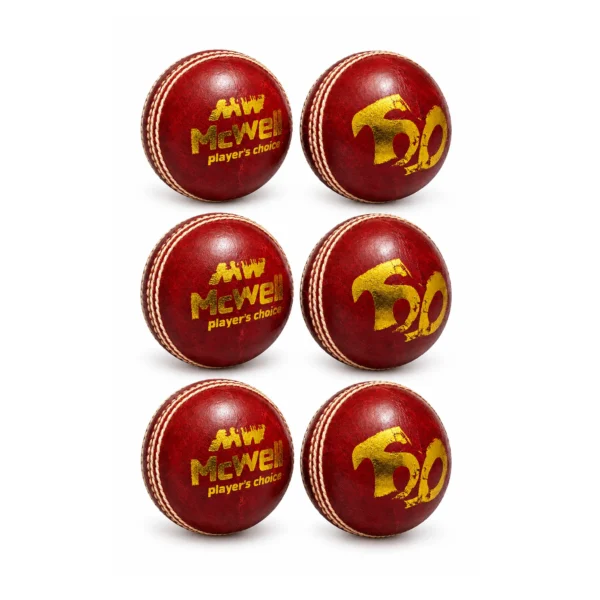 MW T-20  RED Leather ball pack of 12 pc balls